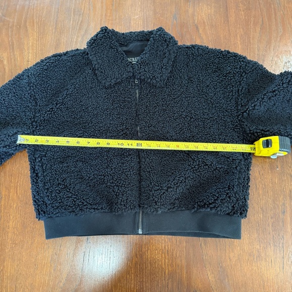 J. Crew Cropped Sherpa Jacket - Picture 8 of 8